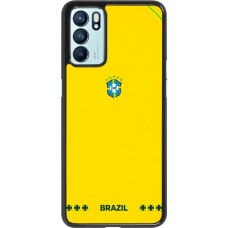 OPPO Reno6 5G Case Hülle - Brasilien 2026 personalisierbares Fussballtrikot