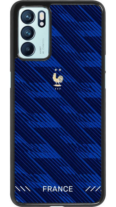 OPPO Reno6 5G Case Hülle - Frankreich 2026 personalisierbares Fussballtrikot