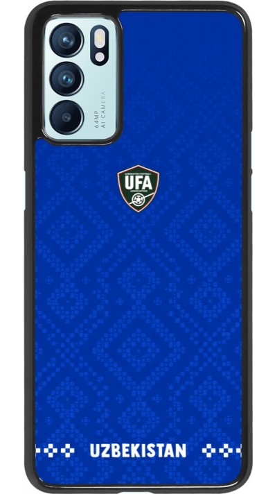 OPPO Reno6 5G Case Hülle - Usbekistan 2026 personalisierbares Fussballtrikot