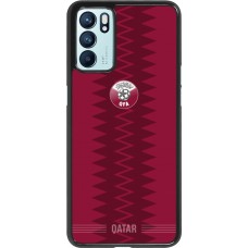 OPPO Reno6 5G Case Hülle - Qatar 2026 personalisierbares Fussballtrikot
