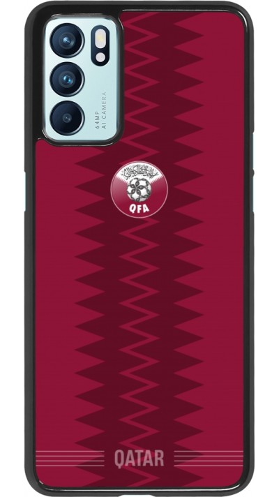 OPPO Reno6 5G Case Hülle - Qatar 2026 personalisierbares Fussballtrikot
