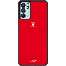 OPPO Reno6 5G Case Hülle - Schweiz 2026 personalisierbares Fussballtrikot