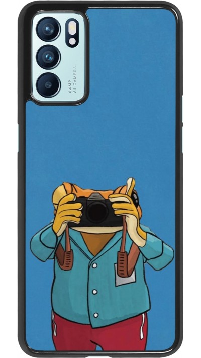 OPPO Reno6 5G Case Hülle - Frog with camera DTMF