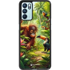 OPPO Reno6 5G Case Hülle - Tropischer Dschungel Tayrona