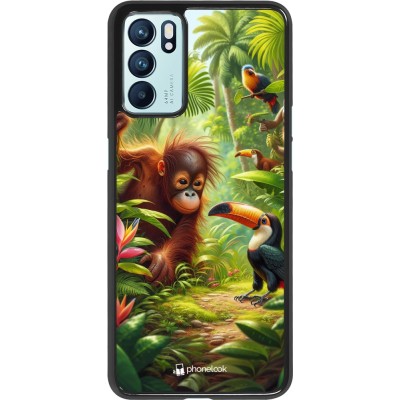 OPPO Reno6 5G Case Hülle - Tropischer Dschungel Tayrona