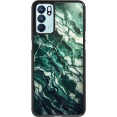 OPPO Reno6 5G Case Hülle - Majestätischer grüner Marmor