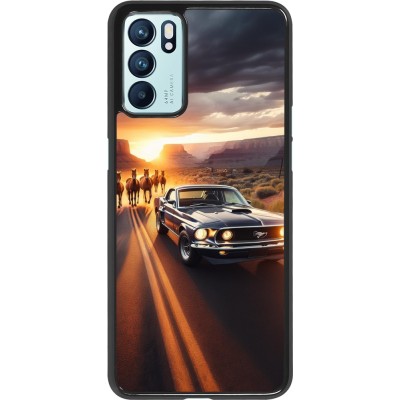 OPPO Reno6 5G Case Hülle - Mustang 69 Grand Canyon