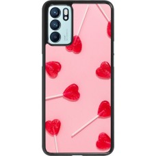 OPPO Reno6 5G Case Hülle - Saint Valentines Day 26 Lollipop