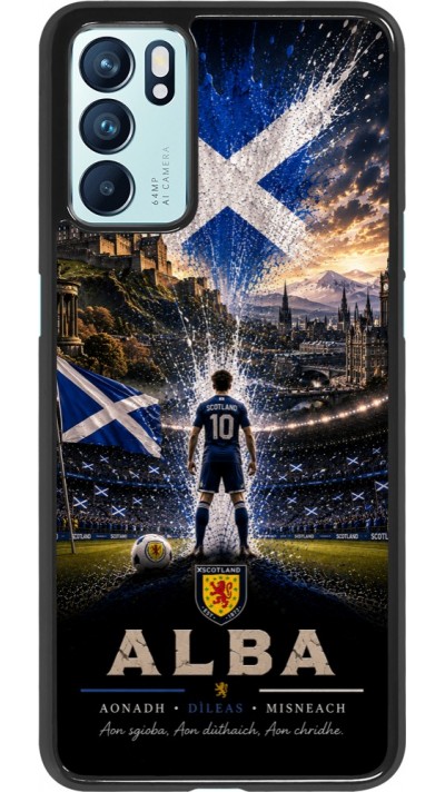 OPPO Reno6 5G Case Hülle - Fussball Schottland splash 2026