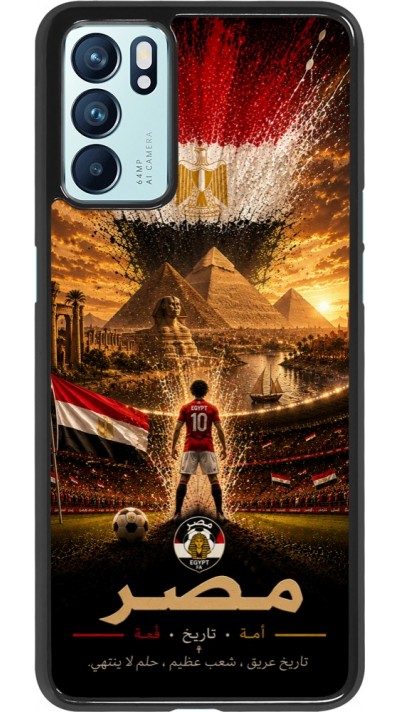 OPPO Reno6 5G Case Hülle - Fussball Ägypten splash 2026