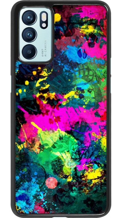 Coque Oppo Reno6 5G - Splash paint