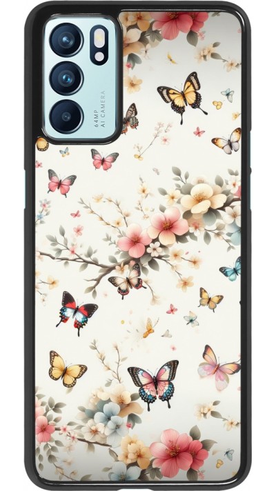 Coque OPPO Reno6 5G - Spring 25 Papillons Légers