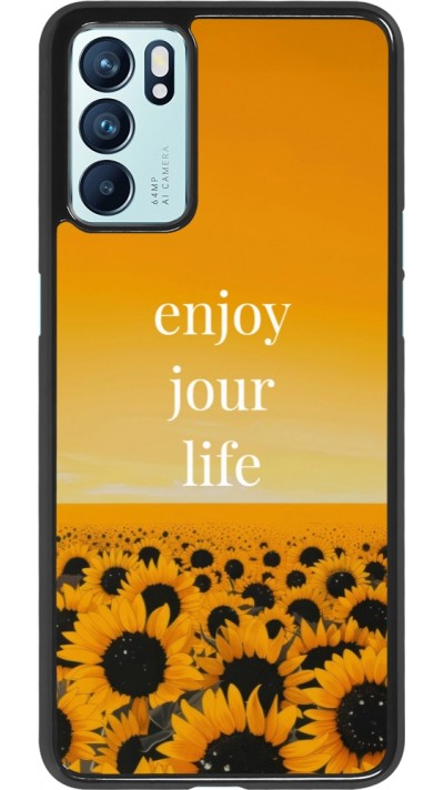OPPO Reno6 5G Case Hülle - Summer 2025 Enjoy your life