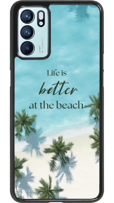 OPPO Reno6 5G Case Hülle - Summer 2025 Life is better at the beach