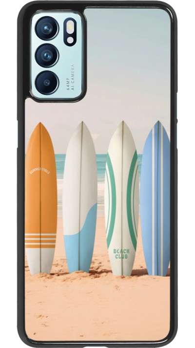 OPPO Reno6 5G Case Hülle - Summer surfboard 2025