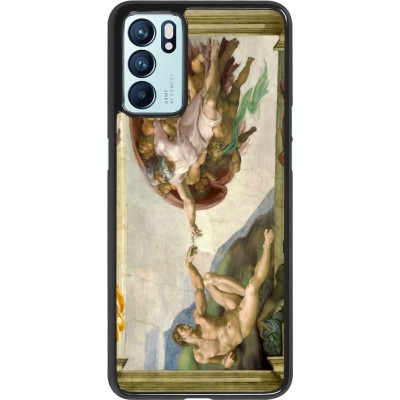 OPPO Reno6 5G Case Hülle - Kunstbild - Die Erschaffung Adams - Michelangelo