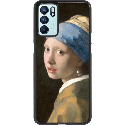 OPPO Reno6 5G Case Hülle - Kunstbild - Das Mädchen mit dem Perlenohrring - Jan Vermeer