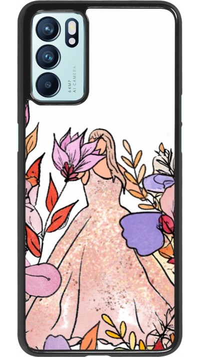 OPPO Reno6 5G Case Hülle - Taylor Swift Sketch - White