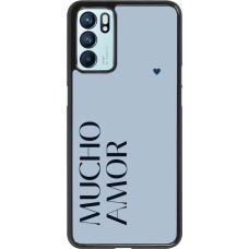 Coque OPPO Reno6 5G - Valentine 2024 mucho amor azul