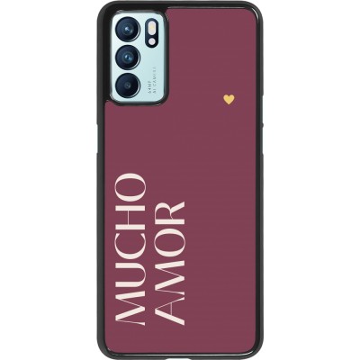 OPPO Reno6 5G Case Hülle - Valentine 2024 mucho amor rosado