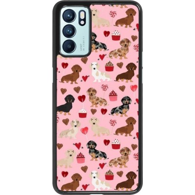 OPPO Reno6 5G Case Hülle - Valentine 2024 puppy love