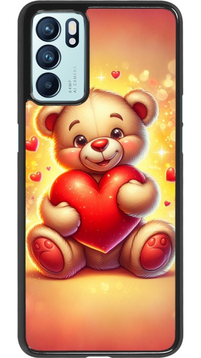 OPPO Reno6 5G Case Hülle - Valentin 2024 Teddy Liebe