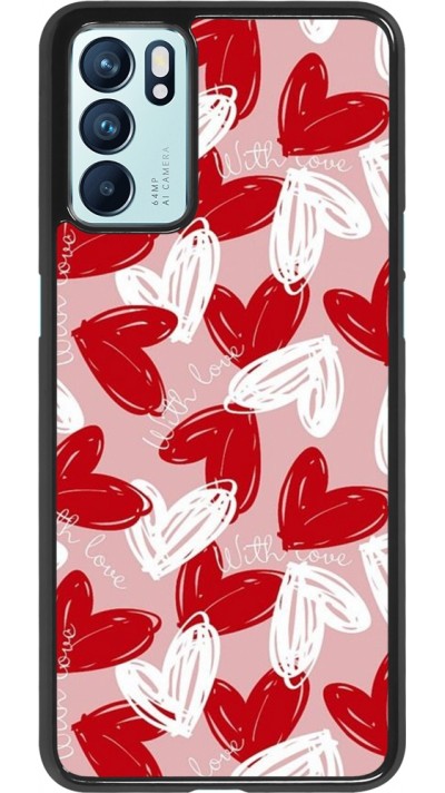 OPPO Reno6 5G Case Hülle - Valentine 2024 with love heart