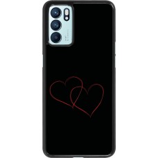 Oppo Reno6 5G Case Hülle - Valentine 2023 attached heart