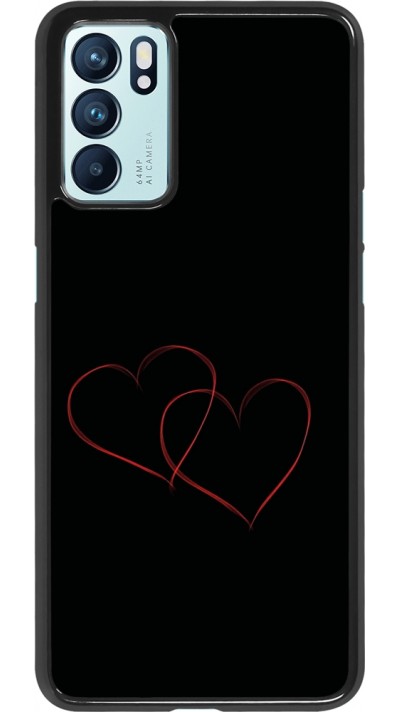 Oppo Reno6 5G Case Hülle - Valentine 2023 attached heart