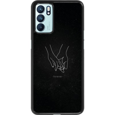 Oppo Reno6 5G Case Hülle - Valentine 2023 hands forever