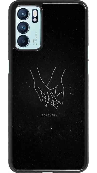 Oppo Reno6 5G Case Hülle - Valentine 2023 hands forever