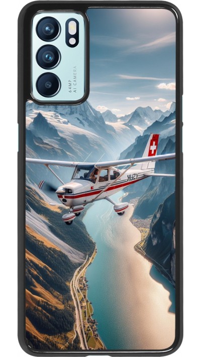 OPPO Reno6 5G Case Hülle - Schweizer Alpenflug