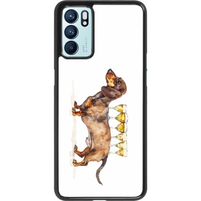 OPPO Reno6 5G Case Hülle - Wine Teckel