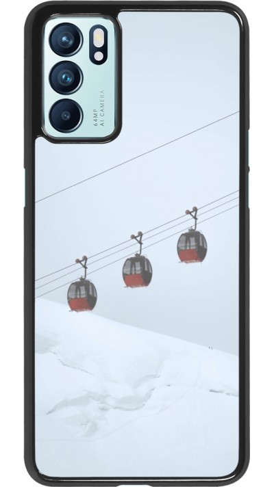 Oppo Reno6 5G Case Hülle - Winter 22 ski lift
