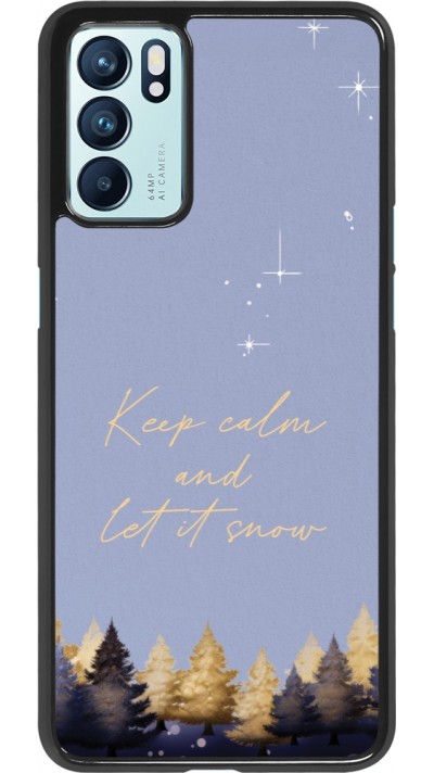 OPPO Reno6 5G Case Hülle - Winter 25 Winter illustration of trees