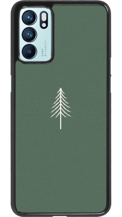 Oppo Reno6 5G Case Hülle - Christmas 22 minimalist tree