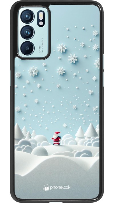 OPPO Reno6 5G Case Hülle - Weihnachten 2023 Kleiner Vater Schneeflocke