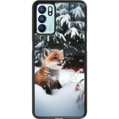 OPPO Reno6 5G Case Hülle - Weihnachten 2023 Fuechslein Tanne