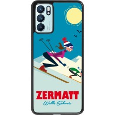 Coque Oppo Reno6 5G - Zermatt Ski Downhill