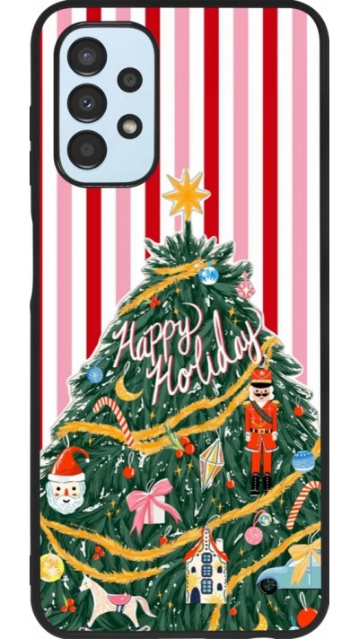 Samsung Galaxy A13 5G Case Hülle - Silikon schwarz Christmas 25 Happy Holiday