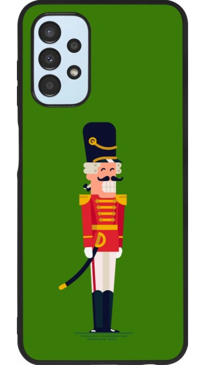 Samsung Galaxy A13 5G Case Hülle - Silikon schwarz Christmas 25 Nutcracker Green