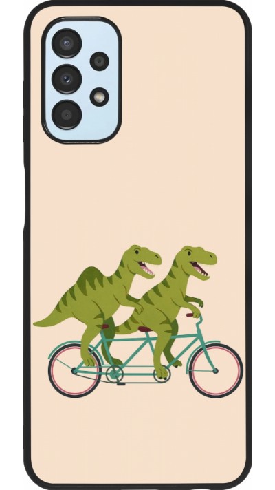 Samsung Galaxy A13 5G Case Hülle - Silikon schwarz Dinosaurs on bikes 2026