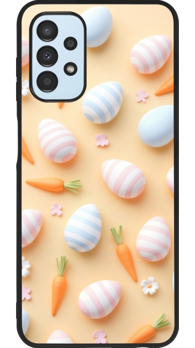 Samsung Galaxy A13 5G Case Hülle - Silikon schwarz Easter 2026 Pattern Easter
