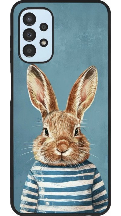 Samsung Galaxy A13 5G Case Hülle - Silikon schwarz Easter 2026 Rabbit navy