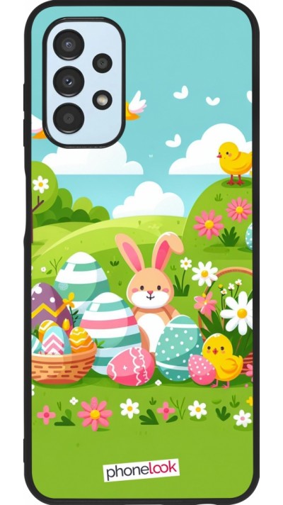 Samsung Galaxy A13 5G Case Hülle - Silikon schwarz Ostern 2025 Gruen