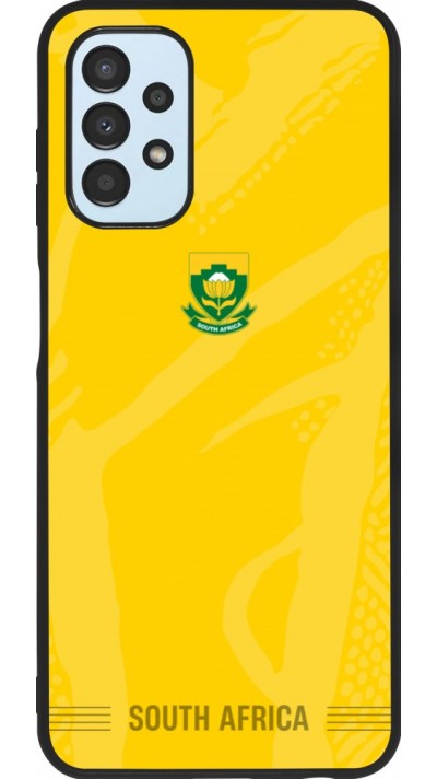 Samsung Galaxy A13 5G Case Hülle - Silikon schwarz Südafrika 2026 personalisierbares Fussballtrikot