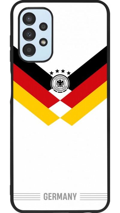 Samsung Galaxy A13 5G Case Hülle - Silikon schwarz Deutschland 2026 personalisierbares Fussballtrikot