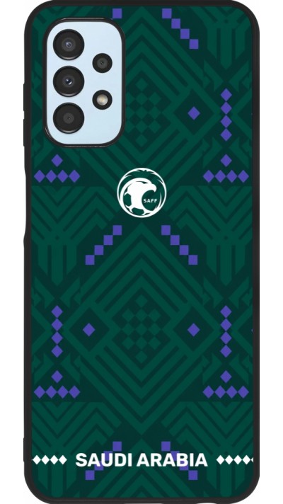 Samsung Galaxy A13 5G Case Hülle - Silikon schwarz Saudi Arabien 2026 personalisierbares Fussballtrikot