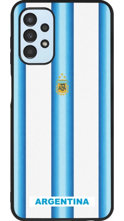 Samsung Galaxy A13 5G Case Hülle - Silikon schwarz Argentinien 2026 personalisierbares Fussballtrikot