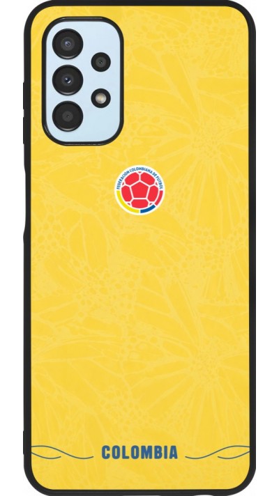Samsung Galaxy A13 5G Case Hülle - Silikon schwarz Kolumbien 2026 personalisierbares Fussballtrikot